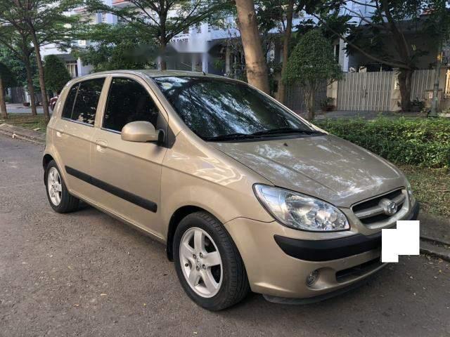 Bán xe Hyundai Getz 1.4 AT đời 2008, màu vàng cát, nhập khẩu