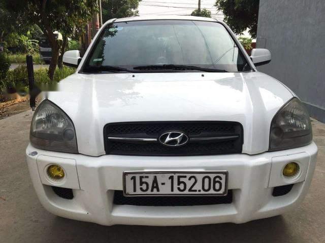 Cần bán lại xe Hyundai Tucson 2006, màu trắng, nhập khẩu nguyên chiếc 