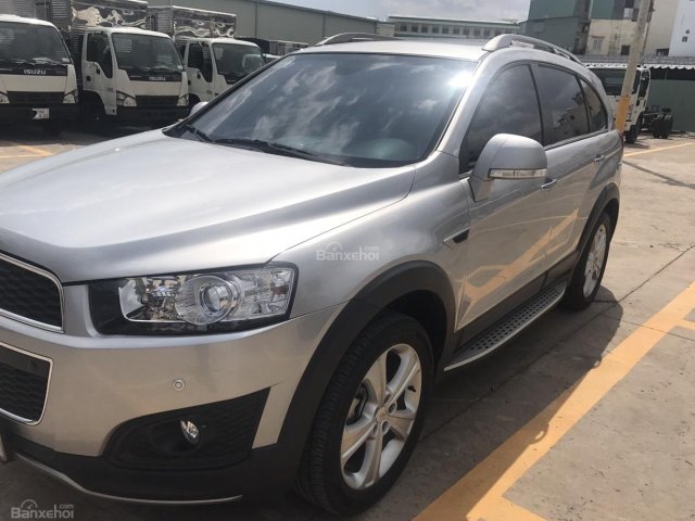 Bán Chevrolet Captiva LTZ 2018, màu bạc như mới, 620 triệu