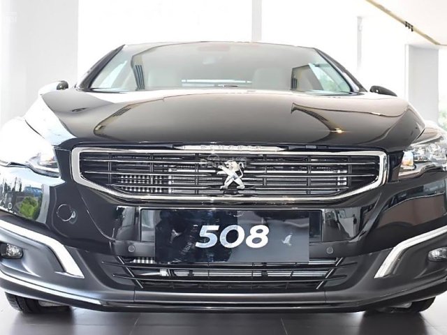 Bán xe Peugeot 508 1.6 AT năm 2015, màu đen, nhập khẩu nguyên chiếc