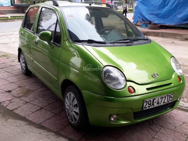 Bán xe Daewoo Matiz SE năm sản xuất 2008, màu xanh, giá chỉ 75 triệu