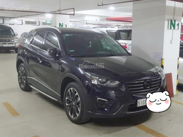 Nhà cần bán Mazda CX5 bản full 2.5 AT 2WD đăng ký tháng 3/2017 full option, xanh đen, chạy 50.000km