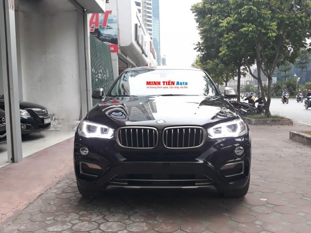 Bán BMW X6 xDrive35i 3.0 AT năm sản xuất 2015, màu đen, xe nhập số tự động