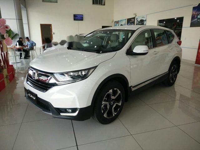 Bán Honda CR V E sản xuất 2018, màu trắng, nhập khẩu nguyên chiếc