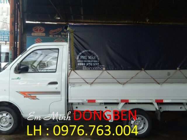 Bán xe tải nhỏ Dongben 870kg tải thùng giá tốt tại Bình Dương