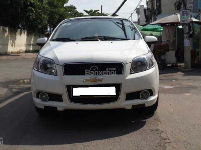 Em bán Chevrolet Aveo 2016 LT số sàn, màu trắng