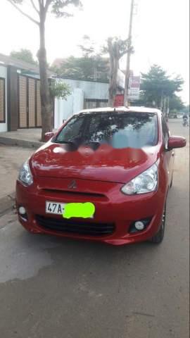 Cần bán lại xe Mitsubishi Mirage sản xuất năm 2015, màu đỏ 