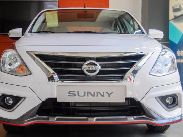 Bán Nissan Sunny 2018 All New, màu trắng, chỉ 120 triệu nhận xe, KM hơn 25Tr