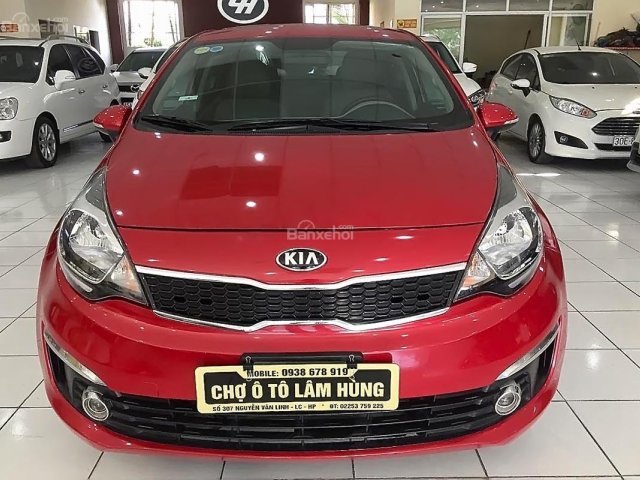 Bán Kia Rio 1.4 AT năm 2016, màu đỏ, nhập khẩu