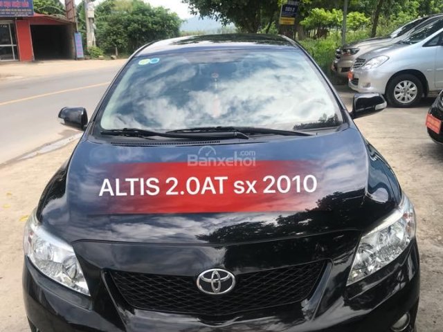 Cần bán xe Toyota Corolla Altis 2.0V 2010, màu đen