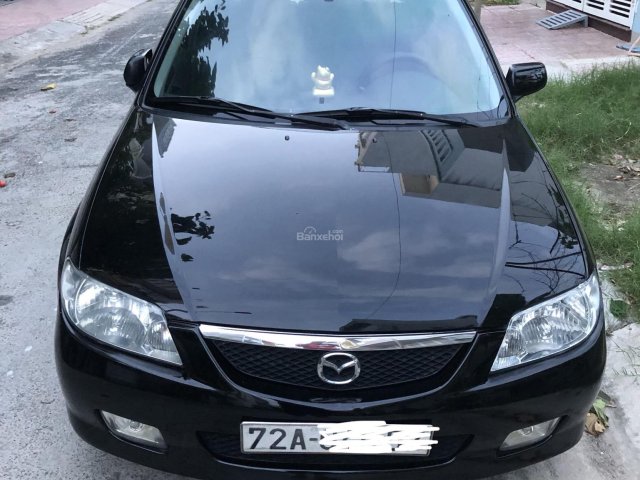 Bán Mazda 323F GLX sản xuất 2004, màu đen0