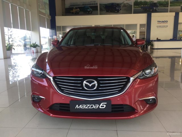 Bán gấp Mazda 6 2.0L Premium 2018 - xe mới 100% - màu đỏ 41G - có xe giao ngay