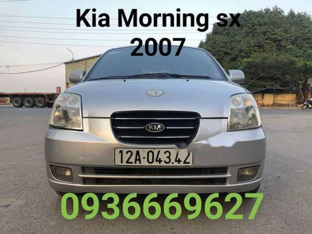 Bán Kia Morning năm 2007, màu bạc, xe nhập, số sàn