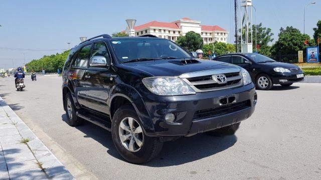 Bán Toyota Fortuner năm sản xuất 2008, màu đen, nhập khẩu Nhật Bản 