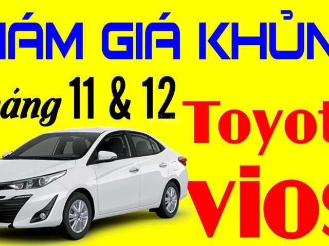 Bán Toyota Vios mẫu mới 2019 khuyến mãi cực lớn, 🎁🎁 tặng nhiều quà, giao xe ngay - Hữu Cành 0934 393 889