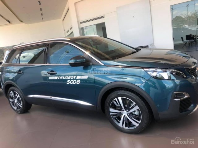 Bán Peugeot 5008 Turbo tăng áp năm sản xuất 2018, màu xanh, giá tốt nhất thị trường Đồng Nai - Bình Thuận - Vũng Tàu