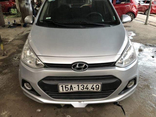 Bán ô tô Hyundai Grand i10 đời 2014, màu bạc, xe nhập, giá tốt