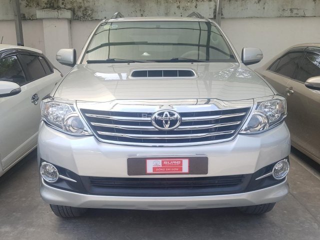 Bán Toyota Fortuner 2.5MT 2015, màu bạc, chạy rodai, giá thương lượng