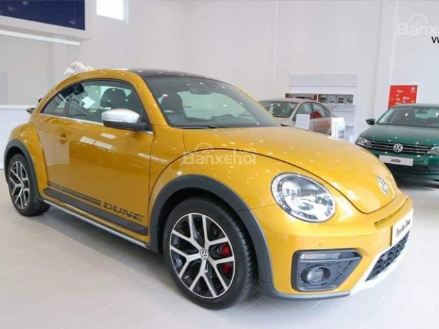 Cần bán Volkswagen Beetle sản xuất năm 2018, màu vàng, nhập khẩu nguyên chiếc