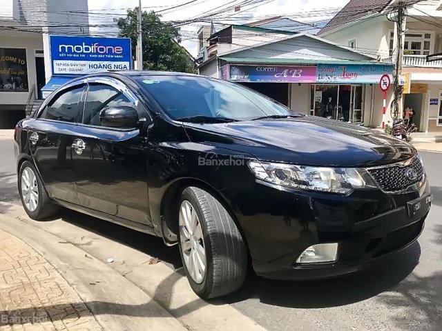 Bán Kia Forte SX 1.6 MT đời 2013, màu đen số sàn