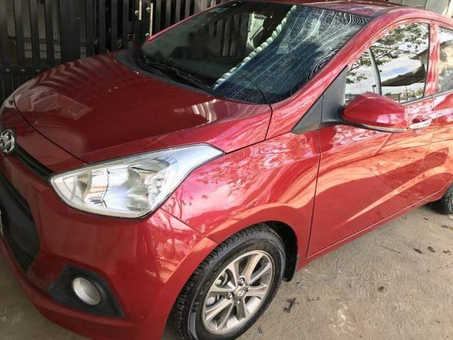 Bán xe Hyundai Grand i10 sản xuất năm 2015, màu đỏ, xe nhập