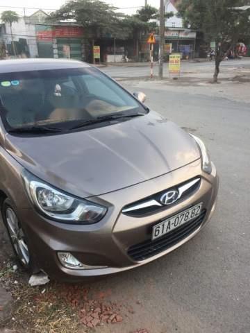 Bán xe Hyundai Accent năm sản xuất 2012, màu nâu, nhập khẩu