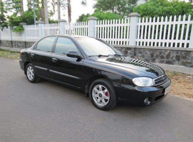 Bán Kia Spectra đời 2005, màu đen, giá 144tr