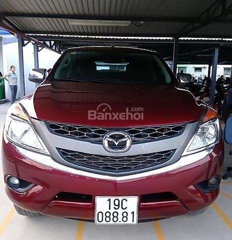 Cần bán Mazda BT 50 sản xuất năm 2014, màu đỏ, xe nhập, số sàn, 2 cầu điện