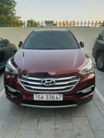 Bán Hyundai Santa Fe sản xuất năm 2017, màu đỏ chính chủ