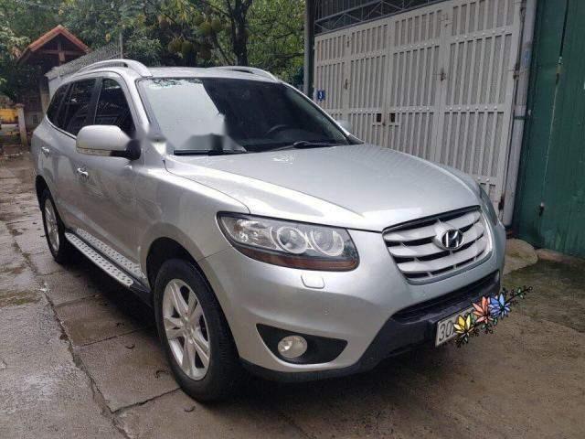 Bán xe Hyundai Santa Fe đời 2009, màu bạc, nhập khẩu  