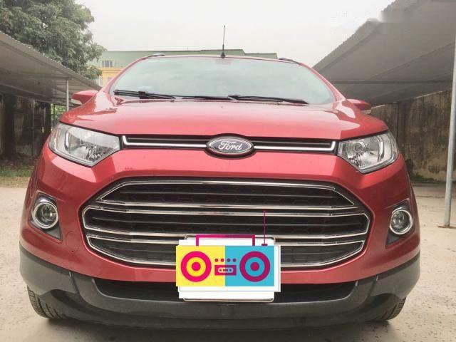 Bán xe Ford EcoSport Titanium 1.5AT năm 2015, màu đỏ, 499 triệu