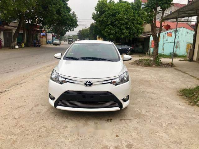 Bán xe Toyota Vios CVT 1.5AT đời 2016, màu trắng, giá tốt