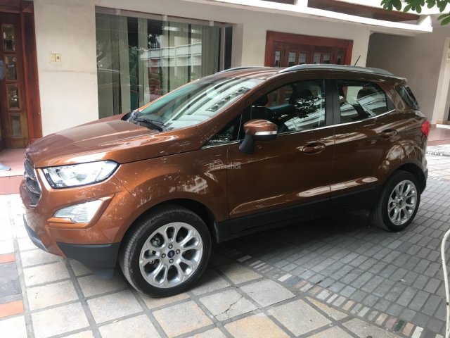 Bán Ford Ecosport 2018 Titanium màu đỏ đồng, giao ngay, hỗ trợ trả góp tại Nghệ An 0941921742