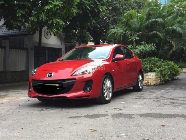 Bán xe Mazda 3 1.6 năm sản xuất 2012, màu đỏ, nhập khẩu nguyên chiếc, giá cạnh tranh