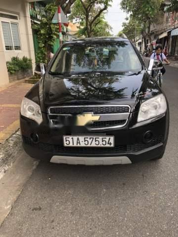 Cần bán xe Chevrolet Captiva MT đời 2007, màu đen, xe đẹp