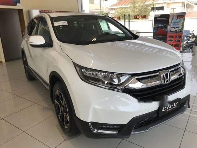 Cần bán Honda CR V 2018, màu trắng, nhập khẩu nguyên chiếc, mới 100%