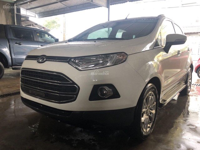 Bán xe EcoSport màu trắng, số tự động, sx năm 2015