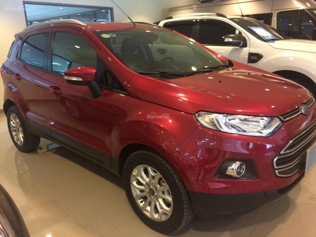 Cần bán xe Ford EcoSport 1.5L Titanium sản xuất 2016, màu đỏ, giá tốt