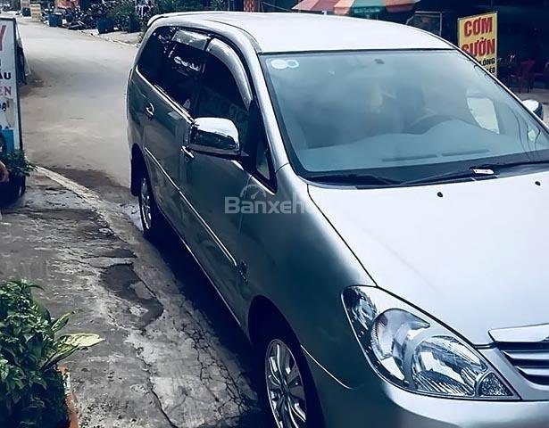 Bán xe Toyota Innova G sản xuất 2008, màu bạc xe gia đình