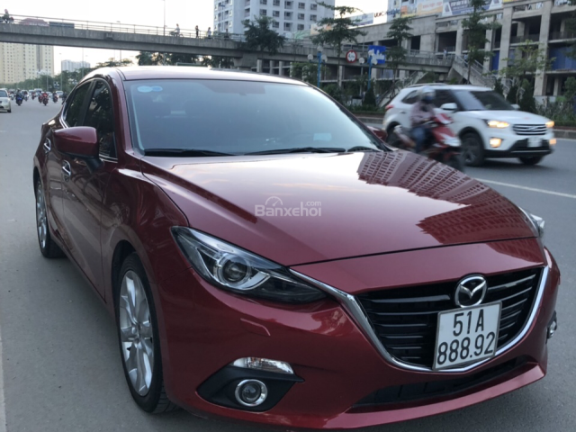 Cần bán lại xe Mazda 3 đời 2017 màu đỏ 1 vạn, giá chỉ 669 triệu, xe cực chất0