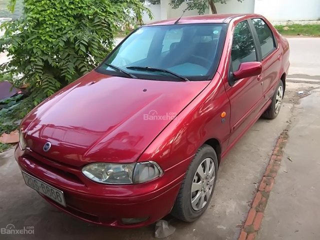 Cần bán lại xe Fiat Siena HLX 1.6 năm 2003, màu đỏ