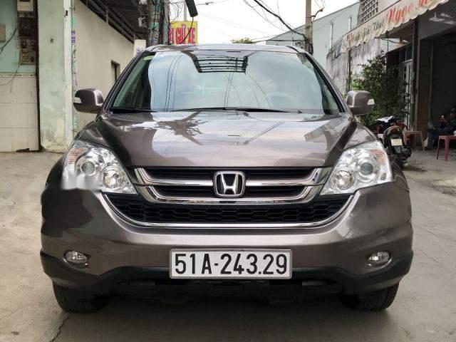 Cần bán xe Honda CR V 2.4 AT sản xuất năm 2011, màu nâu, giá tốt 