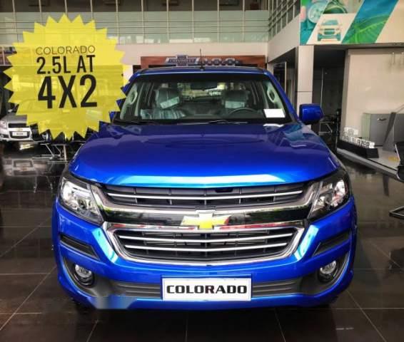 Bán Chevrolet Colorado sản xuất 2018, màu xanh lam, giá tốt