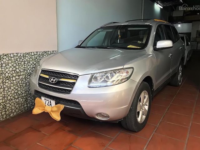 Bán Hyundai Santa Fe 2.2L 4WD năm sản xuất 2008, màu bạc, xe nhập số tự động