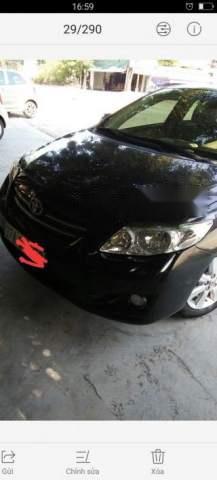 Bán Toyota Corolla altis đời 2010, màu đen, giá tốt