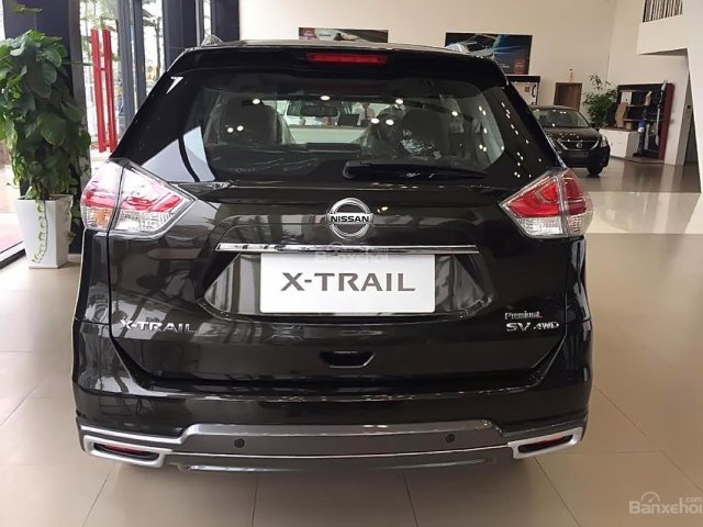 Bán Nissan X trail V Series 2.5 SV Luxury 4WD năm 2018, màu đen, giá tốt