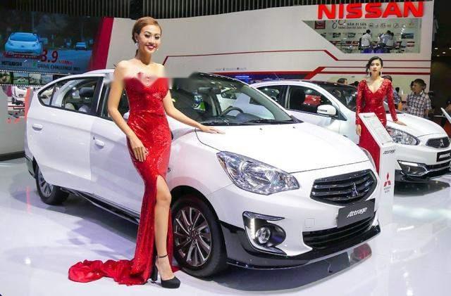 Bán Mitsubishi Attrage sản xuất năm 2018, màu trắng, nhập khẩu