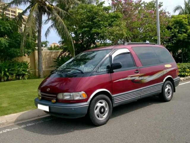 Bán Toyota Previa 2.4AT đời 1991, màu đỏ, nhập khẩu