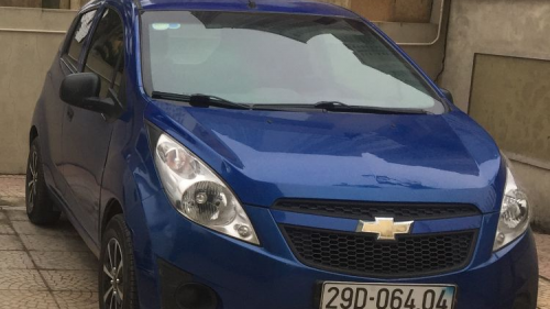 Cần bán xe Chevrolet Spark 1.0 AT năm 2012, màu xanh lam, xe nhập