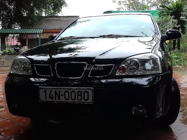 Cần bán xe Daewoo Lacetti đời 2004, màu đen, giá chỉ 138 triệu